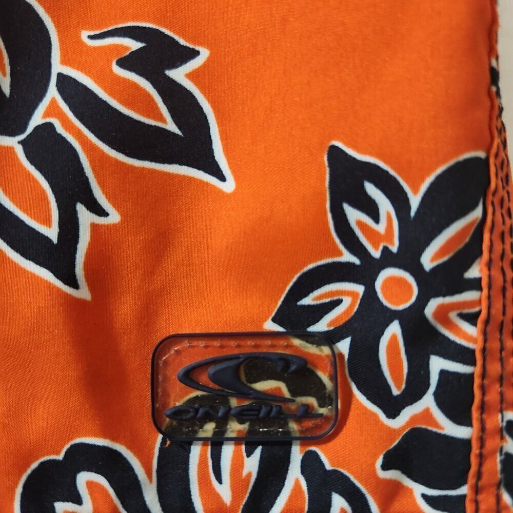 O'NEILL Men's 21 Inch Size M Floral Print Drawstring Boardshorts Beach Cruise - Picture 3 of 14